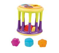 HONMEET 1Ensemble Jeu de Assemblage Géométrique pour Bébés Cylindres Empilables pour Développement Sensoriel