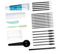 HONMEET 1ensemble Set De Gel à Sourcils Semi-permanent Avec Brosse Pour Sourcils Et Kit De Maquillage Pour Femmes Châtain
