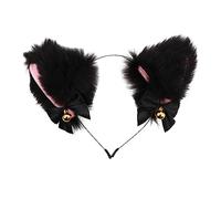 HONMEET 1pièce Cat Ear Headband with Bells Adorable Costume Accessory for Festivals and Role-playing