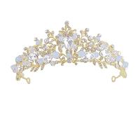 HONMEET 1pièce Couronne Garçon Fille Cristal Diadème Élégant Pour Fête Accessoire De Princesse Pour Fêtes Anniversaire Et Cosplay