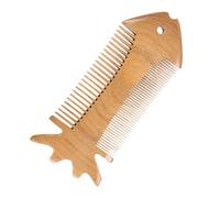 HONMEET 1pièce Peigne Bois De Santal Naturel à Double Face Brosse Anti-statique Artisanale Pour Cheveux Conception Élégante Et Prise Confortable Stimule La Circulation Sanguine Et