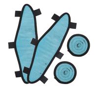 HONMEET 2 Ensembles Doublure de Casque Réutilisable en Maille Bleue Coussinet Anti-Transpiration Absorbant pour Casques de Sécurité, pour Soudure et Environnements Exigeants
