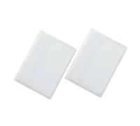 HONMEET 2 Pièces Album de Rangement pour Autocollants à Ongles Organiseur Transparent à Emplacements Format Portable pour Collection de Décalcomanies Nail Art