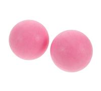 HONMEET 2 pièces Balles de Massage Tpe pour Thérapie Musculaire Massage Point Trigger Soulagement Dos et Cervicales Balle Pilates Fitness 2 pcs couleur rose clair