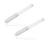 HONMEET 2 pièces Bâtons LED Portables Couleurs Accessoires de Fête Lumineux pour Concerts Sticks Lumineux à Pile sans Batterie Lot pour Animation et Encouragement