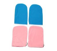 HONMEET 2 Pièces de Soin des Mains Résistant pour Cire de Paraffine Protection Thermique pour Thérapie et Hydratation Lot de Couleur Aléatoire