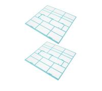 HONMEET 2 pièces Filtre anti-poussière pour climatiseur mural à maillage fin filtration efficace entretien facile améliore la qualité de l'air intérieur lot de 2 pièces 5 30 * 29