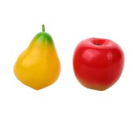 HONMEET 2 Pièces Musical Toy Fruit Model Maracas for Early Education Safe Plastic Shakers for Parent-Child Interaction and Sensory Development