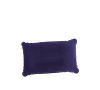 HONMEET 2 pièces Oreillers Gonflables PVC avec Flocage Coussins de Voyage Légers et Portables pour Camping et Randonnée Gris