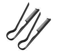 HONMEET 2 pièces Peigne à Cheveux V Lot de Peigne Lisseur Coiffure pour Modelage et Maintien Outil Coiffant Pratique pour Brushing et Style Rapide