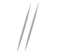 HONMEET 2 pièces Stylo Détecteur Points Acupuncture Auriculaires Acier Inoxydable Double Tête pour Massage et Pression des Points Oreille Adapté à Tous Âges