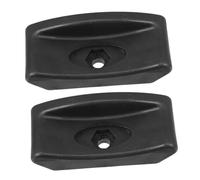 HONMEET 2 Pièces Support Haltères pour Rangement Gym à Coussin Amortisseur Anti-vibration Lot pour Barre Haltère Organisateur Polyvalent pour Équipement Fitness