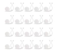 HONMEET 20 Pièces Crochet de Fixation Adhésif pour Plantes, Support pour Plante Mural en Plastique, Forme Créative, pour Lierre et Vigne, Fixe Les Tiges et Favorise la Croissance