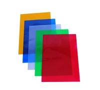 HONMEET 20 pièces Dossiers Transparente Protège Documents Pratiques et Résistants Pochette Plastique pour Bureau et École Couleurs Aléatoires Couleur Aléatoire Couleur Aléatoire