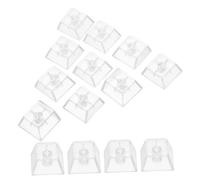 HONMEET 20 Pièces Lot de Coques de Touches Claires pour Clavier Mécanique Remplacement Haute Transparence Résistant à l’Usure Facile à Installer Accessoire Clavier Gaming