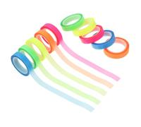 HONMEET 20 rouleaux Rubans Adhésifs Clairs Multicolores Marque-pages Autocollants Étanches pour Lecture Guidée Surligneurs Pratiques pour Notes