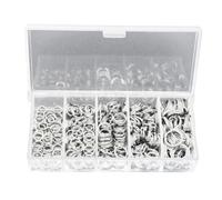HONMEET 200pièces Anneaux de Connexion pour Adaptateurs Résistants avec Rotation Flexible Kit Complet pour Montage Leurres et Accessoires Carpe Truite Livré avec Boîte de Rangement
