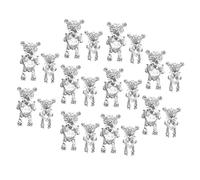 HONMEET 20pièces Breloques Ours Pour Décorations Nail Art Ornements Exquis Pour Ongles Fournitures Diy Pour Manucure