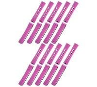 HONMEET 20pièces Hair Rollers with Caps Pour Coiffure Professionnelle Tiges Perm Auto-agrippantes Pour Boucler Cheveux Outils Ondulation Faciles à Utiliser Pour Salon Et Usage Domestique