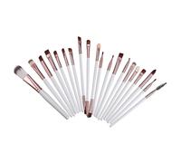 HONMEET 20pièces Kit De Pinceaux De Maquillage Multifonctionnels Outils De Pour Contouring Blending Et Finition