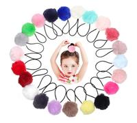 HONMEET 22pièces à Cheveux Avec Colorées Pour Accessoires De Coiffure Pour Queue De Cheval Et Chignons