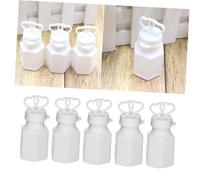 HONMEET 24 Pièces Flacons à Bulles Vides Forme Double Cœur Bâtonnets Bulles Blancs pour Mariage Fête Anniversaire Baptême Décoration