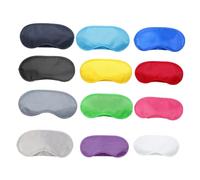 HONMEET 25 pièces Masques de Sommeil Colorés Polyester Lot de Légers et Lavables Bande Élastique Confortable pour Femmes Hommes et Garçon Fille Occultant pour Voyage et Maison
