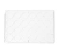 HONMEET 2pcs Plaques de Culture Cellulaire Transparentes en Polystyrène 24 Trous pour Laboratoire, Résultats Expérimentaux Précis et Efficacité Améliorée