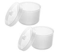 HONMEET 2pièces Boîte De Pour Outils De Manucure De Récipient à Deux Couches Compatible Nettoyage à Haute Température
