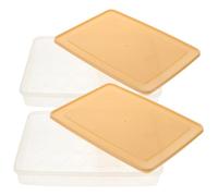 HONMEET 2pièces Boîte Rangement Œufs Empilable Pour Réfrigérateur Plateau Pour Œufs Conteneur De Stockage