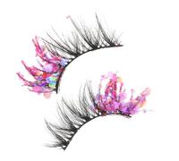 HONMEET 2pièces Faux Luminaires Paillettes De Performance Éclatants Pour Maquillage De Fête Et Vie