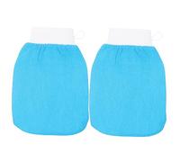 HONMEET 2pièces Gants Exfoliants De Bain Gants De Pour Exfoliation Et Nettoyage Peau Élimination Des Impuretés Confortables Et Sains Pour Corps Doux Et Lisse Couleur Aléatoire