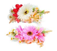 HONMEET 2pièces Peignes à Cheveux Floraux Avec Pour Mariée Accessoires De Coiffure Élégants Pour Événements Spéciaux Et