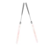 HONMEET 2pièces Spatule De Maquillage Pour Mélanger Fond De Teint Et Outil Pour Artistes Maquilleurs Et De