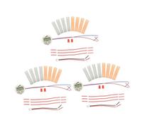 HONMEET 3 Ensembles Kit Éducatif Fruit Batterie DIY Scientifique pour Élèves avec Horloge Électronique Expérience Créative de Production Énergie Matériel Métallique Simple à Utiliser