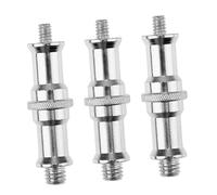 HONMEET 3 pièces Adaptateur à Fileté pour Trépied Vis Spigot Lot de Conversion Pratique pour Supports Flash et Accessoires Photo