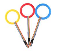 HONMEET 3 pièces Corde de Marche Sécurité pour Tout-petits Poignée Confortable Couleur Vive Portable et Réutilisable pour Maternelle et Garderie