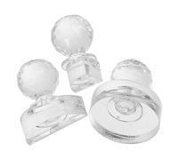 HONMEET 3 pièces Outil de Pressage Maquillage pour Fard à Paupières et Blush Gadget Précis pour Compact Stampes Adaptés pour Fards Poudrés Blush et Sourcils