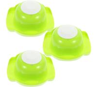 HONMEET 3 Pièces Protège-doigts Robuste pour Râpe à Pommes de Terre en Plastique et Acier Inoxydable, Coupeur de Légumes Vert Cuisine et Restaurants Hot Pot, Gain de Place