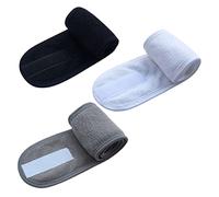 HONMEET 3 Pièces Turban Bandeaux De Maquillage Pour Femmes Laver Les Bandeaux De Visage Bandeaux Pour Différents Usages Bandeaux De Bandeau De Sueur Tissu Fourmi En Polyester