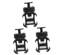 HONMEET 3ensembles Adaptateur De Griffe Chaude à Trois Têtes pour Appareil Photo DSLR Support De Montage pour Microphones Et Éclairages Installation Facile des Accessoires Compatible