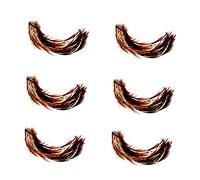 HONMEET 3paires Faux Plumes Colorées Pour Costume De Mascarade Et Fête Décoration Élégante Pour Spectacles Et Soirées