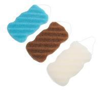 HONMEET 3pièces Éponge Nettoyante Exfoliante Pour Visage Outil Pratique De Nettoyage De Peau Éponge Douce Et Idéale Pour Maquillage Et Exfoliation Quotidienne