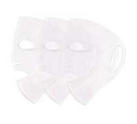 HONMEET 3pièces Masque Visage Hydratant Réutilisable avec Housse Silicone Pratique pour Soin du Visage Féminin