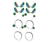 HONMEET 4 ensembles Serre-tête Extra-terrestre Vert pour Fête Costumée Accessoires Cheveux Légers et Confortables Décor Original pour Carnaval et Bal Couleur Aléatoire Couleur Aléatoire