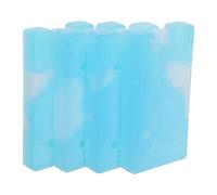 HONMEET 4 Pièces Boîte à Glace pour Ventilateur de Climatisation Compatible Paquet Isothermes et Glacières, Capacité 250ml, Matériau Pe, pour Activités de Plein Air et Camping