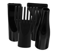 HONMEET 4 pièces Embouts Sèche-cheveux Abs Diffuseurs et Buses avec Peigne pour Séchage Doux des Animaux et Usage Domestique Accessoires Ergonomiques Résistants et Sûrs