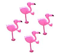 HONMEET 4 pièces Gonflables Flamingo pour Piscine Jouets de Plage PVC pour Garçon Fille Amusants et Créatifs pour Vos Fêtes