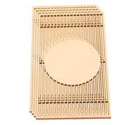 HONMEET 4 pièces Mini Paravent Décoratif Bois Modèle Miniature pour Décoration Intérieure Accessoires de Poupée et Accessoires Photo Cloison Intérieur Artisanale Petit Écran Traditionnel