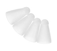 HONMEET 4 pièces Pencil Tips Cover Anti-Slip Replacement Stylus Pen Tips Compatible with Apple Pencil Silicone Nib Protector for Precise Tablet Writing